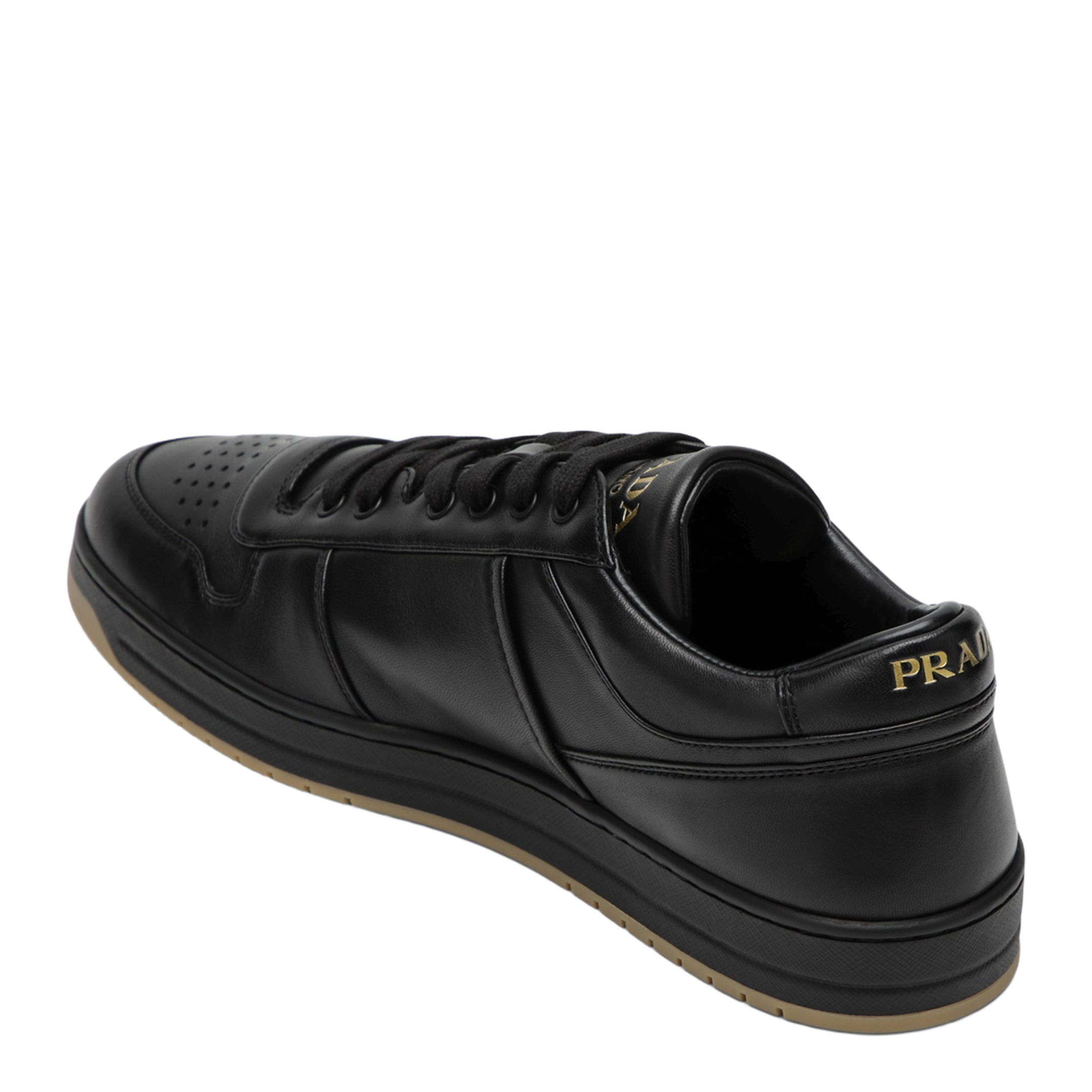 Black Downtown Sneakers in Nappa Leather - Image 2