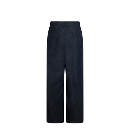 Cotton Wide-Leg Trousers - Image 4