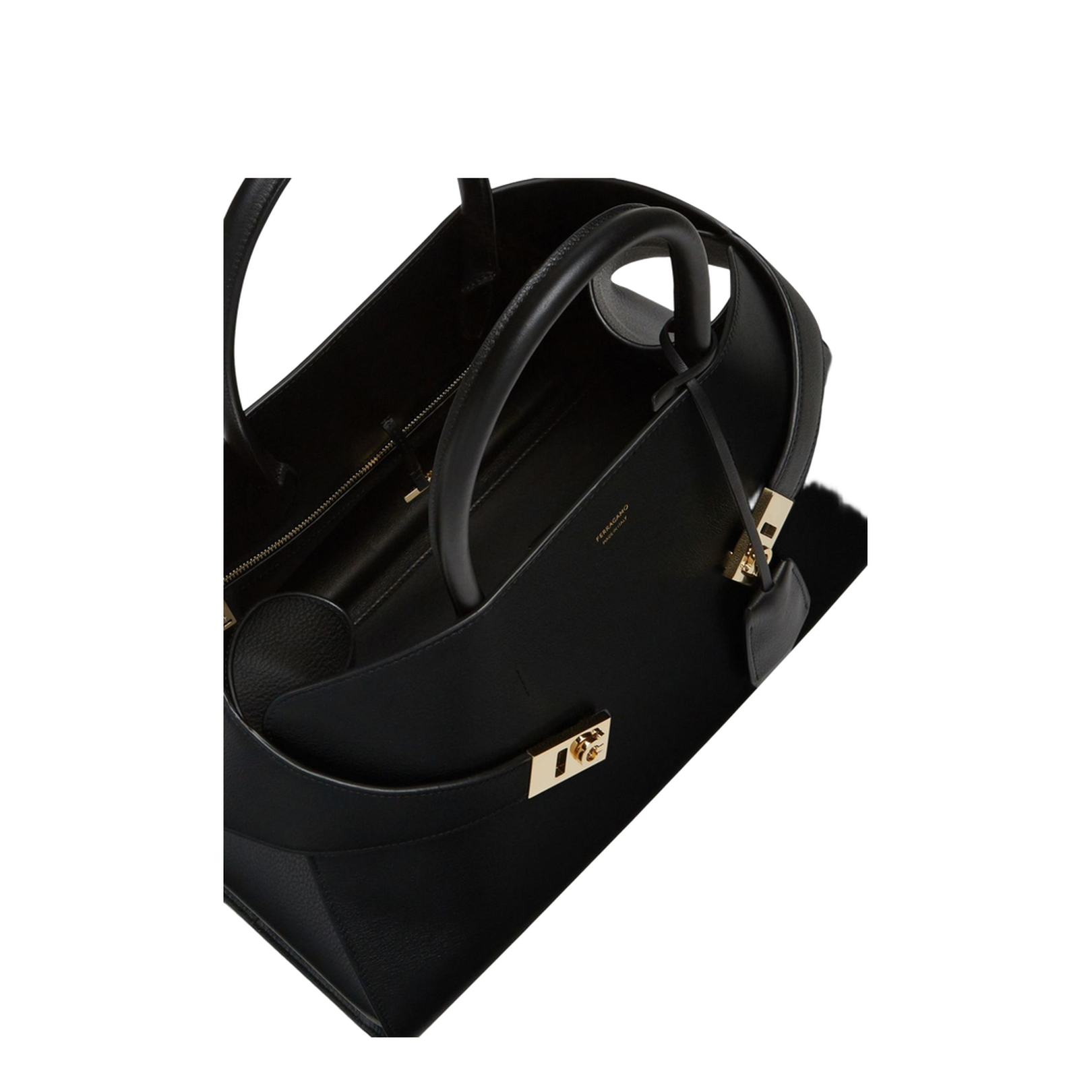 Hug Medium Leather Handbag - Image 5