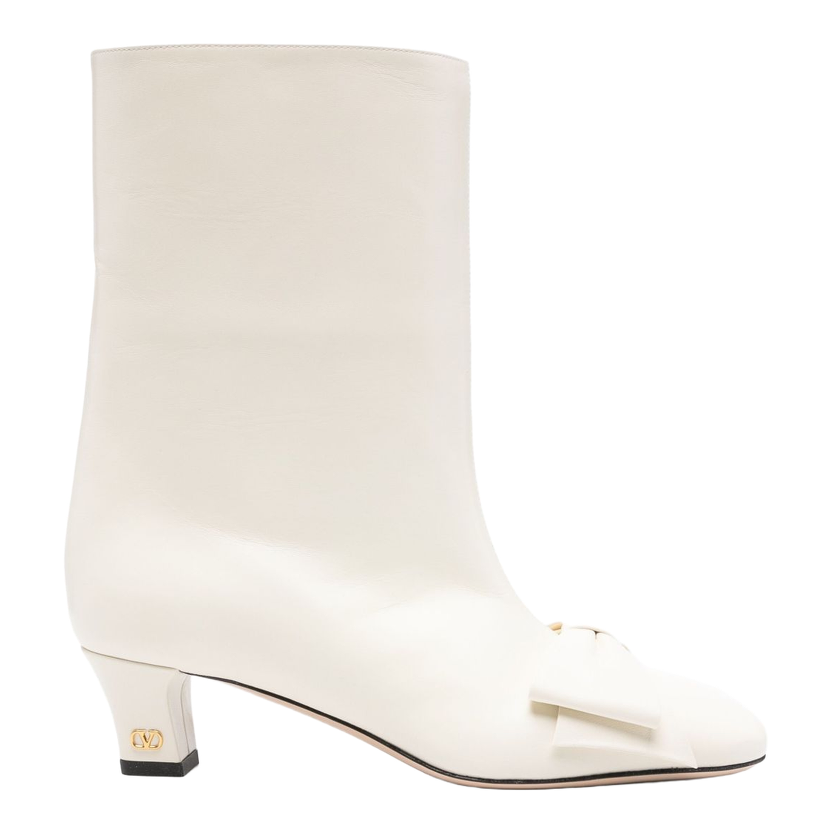 Bow Leather Boots - Image 1