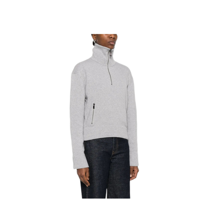 Half-Zip Milano Wool Blend Jumper - Image 4