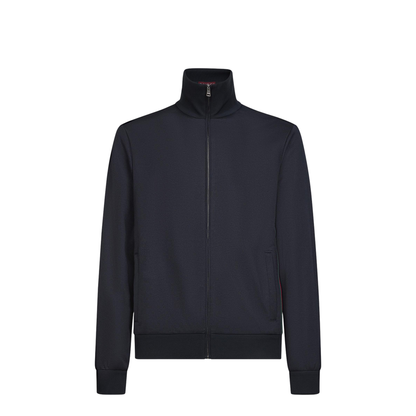 Blue Full Zip Jacket With Zip Closure - Image 1