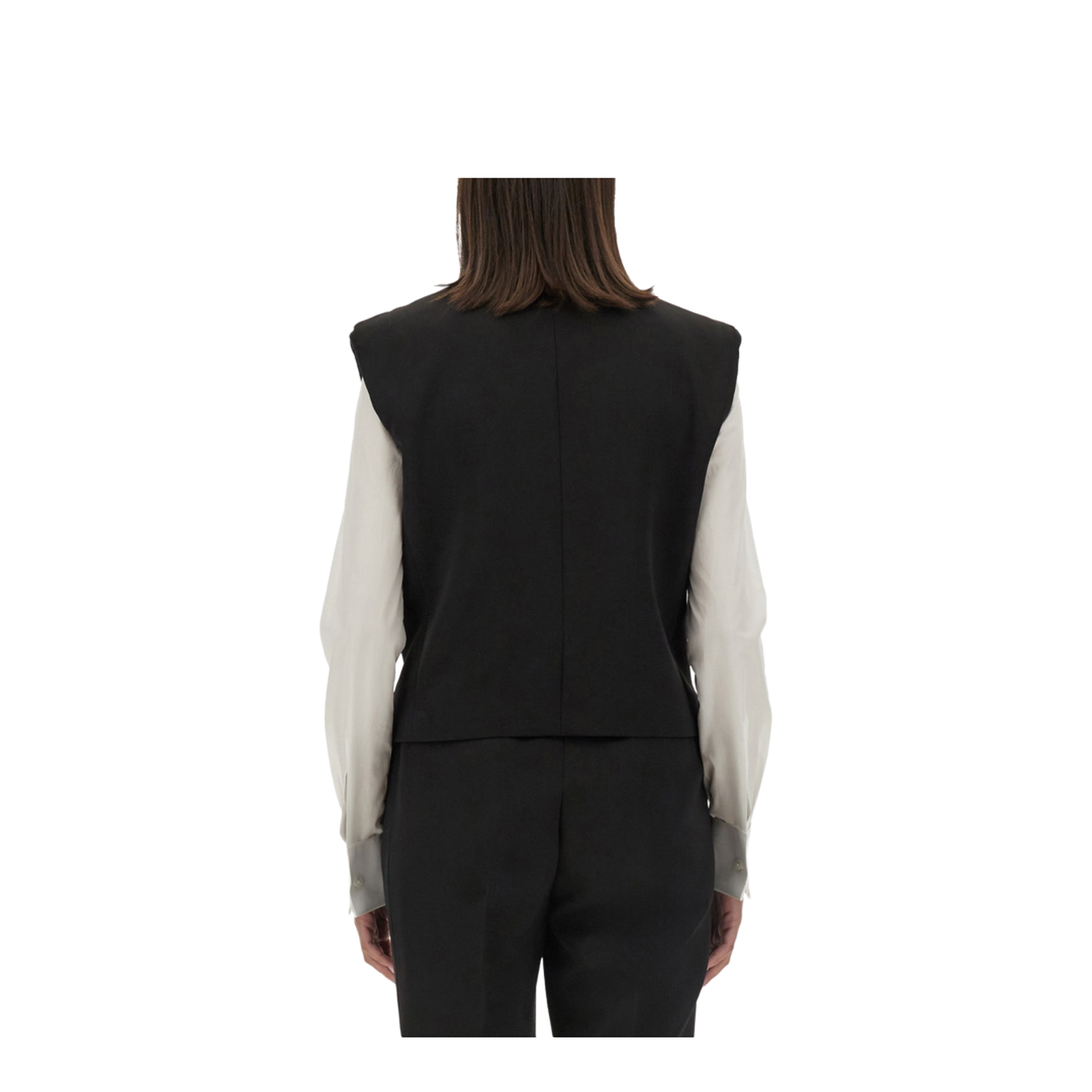 Double-Breasted Sleeveless Jacket - Image 3