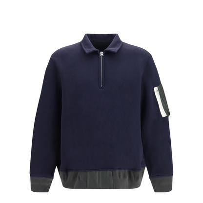 Terry Cloth Zip Polo - Image 1