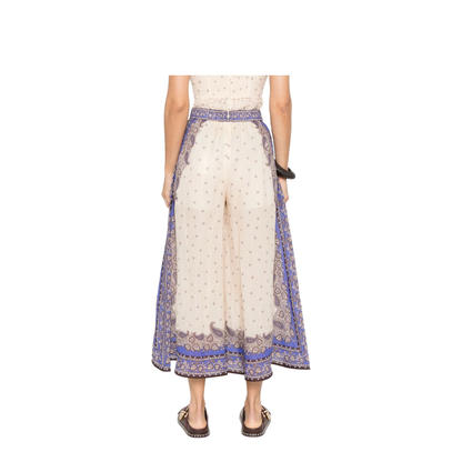 Maxine Wide Leg Printed Trousers - Image 3