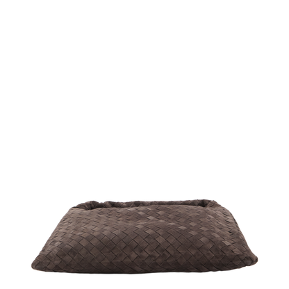 Hop Medium Suede Leather Hobo Bag - Fondant - Image 3