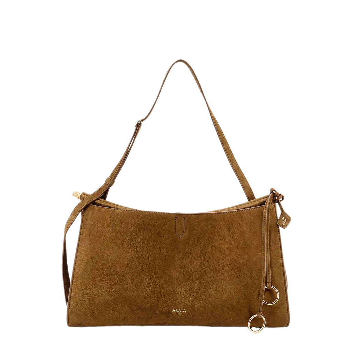 Le Click Pocket 35 Nubuck Calfskin Crossbody - Noir - Image 1
