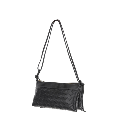 Andiamo Leather Crossbody Bags - Black - Image 4