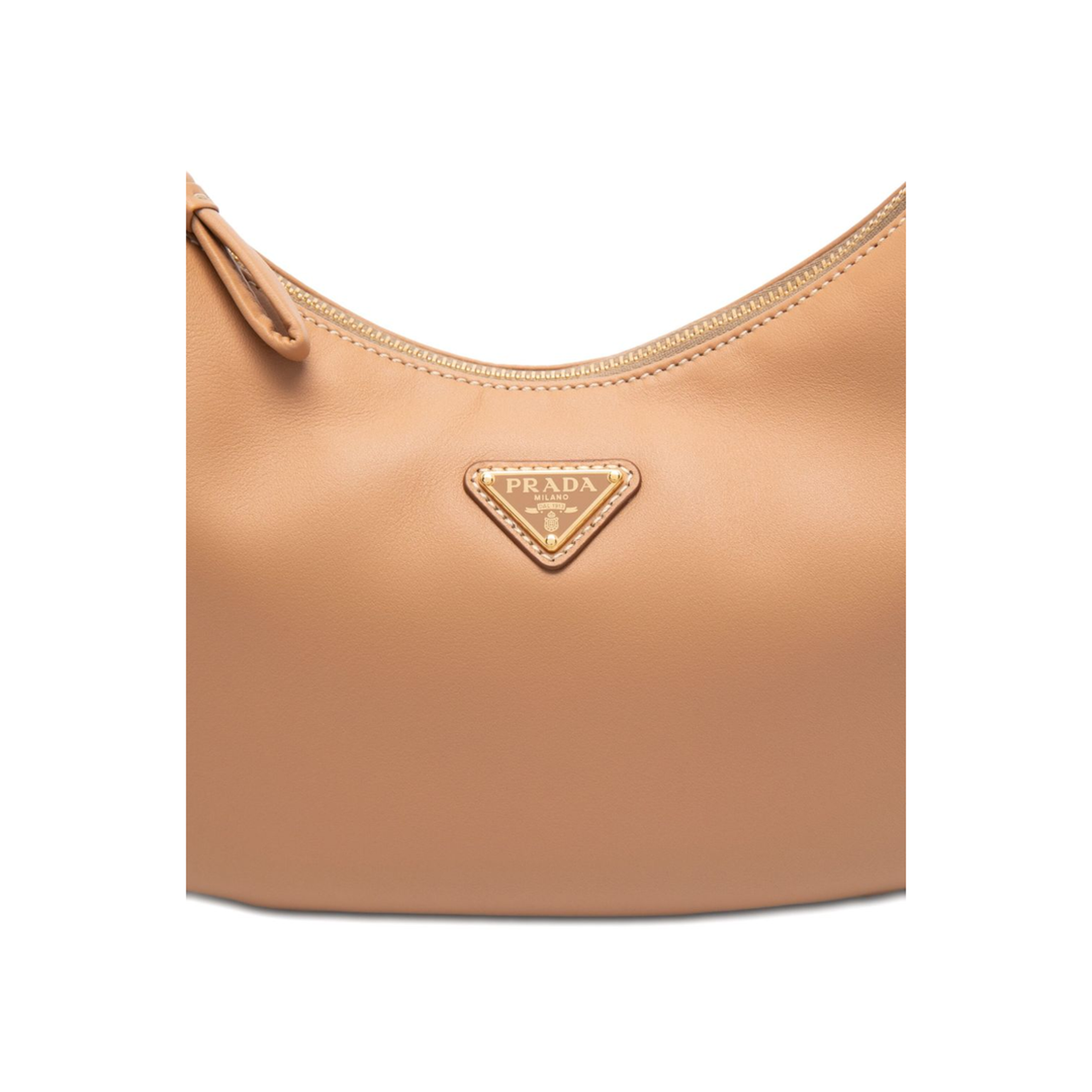 Medium Calfskin Hobo Bag - Naturale - Image 3