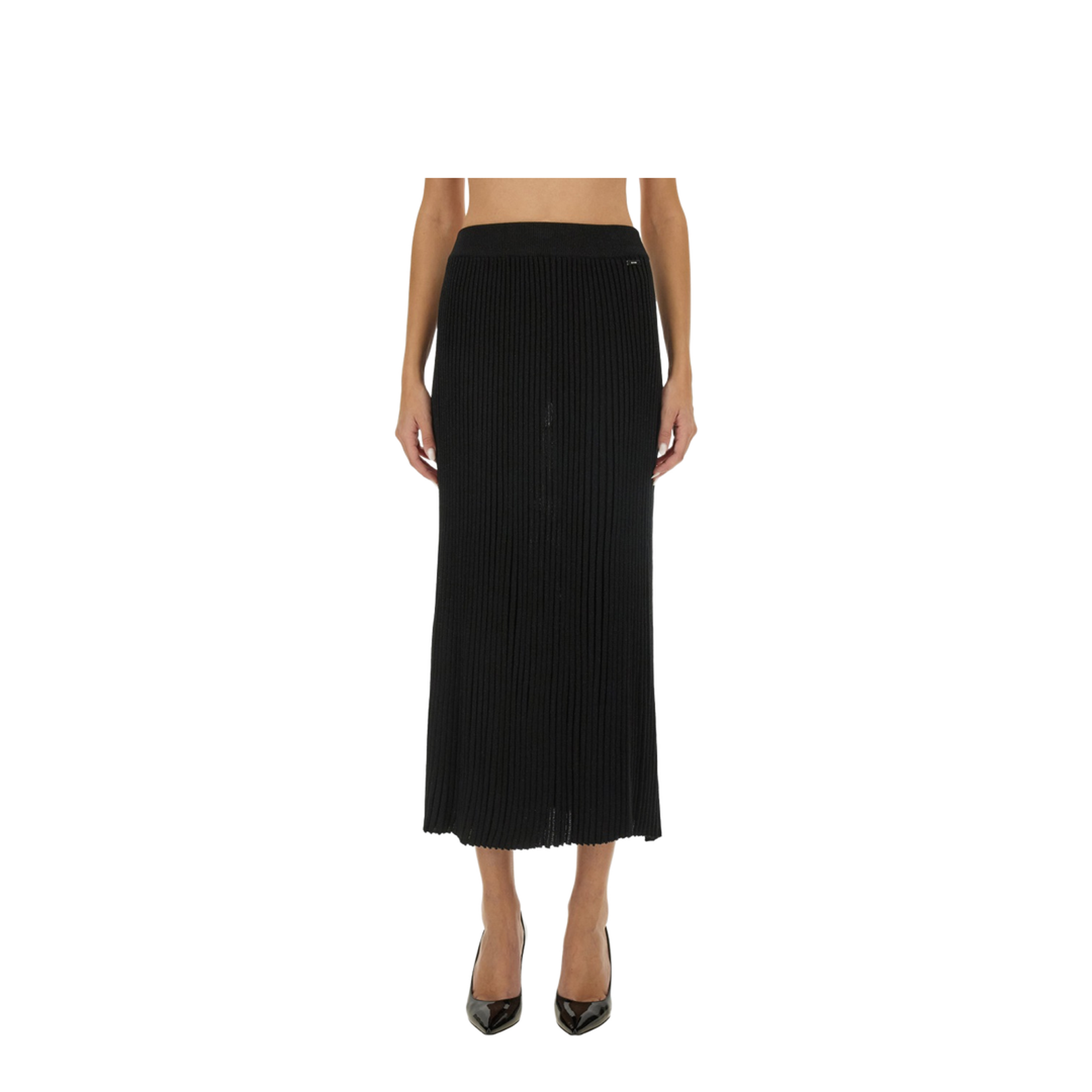 Knit Skirt Black - Image 1