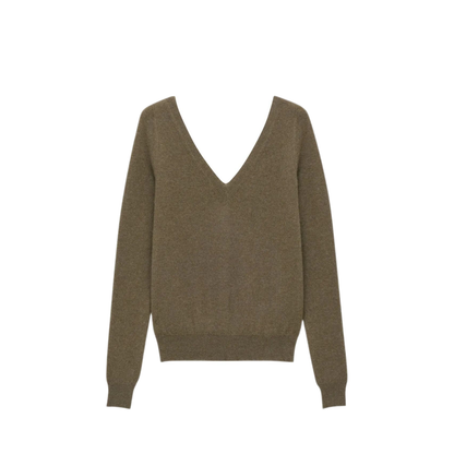 V-Neck Cashmere Sweater - Image 1