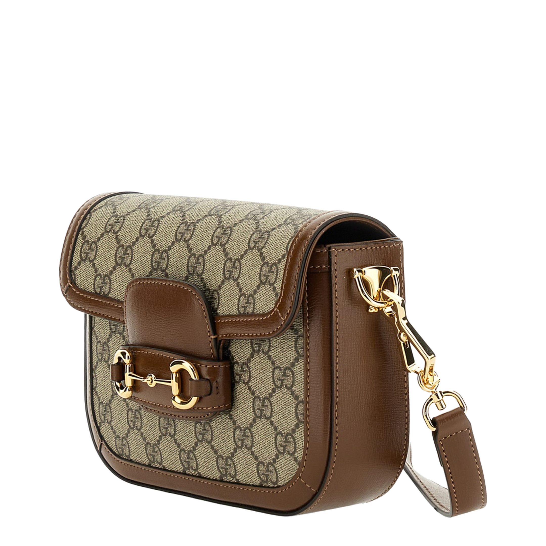 Horsebit 1955 Small Leather Shoulder Bag - Brown - Image 5