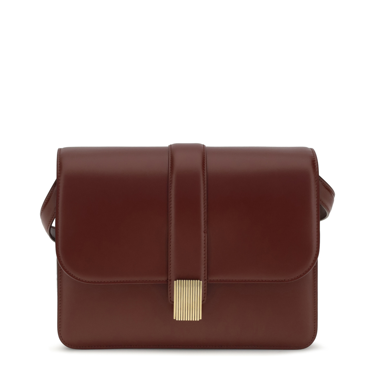 Box Calf Crossbody - Oxblood - Image 1