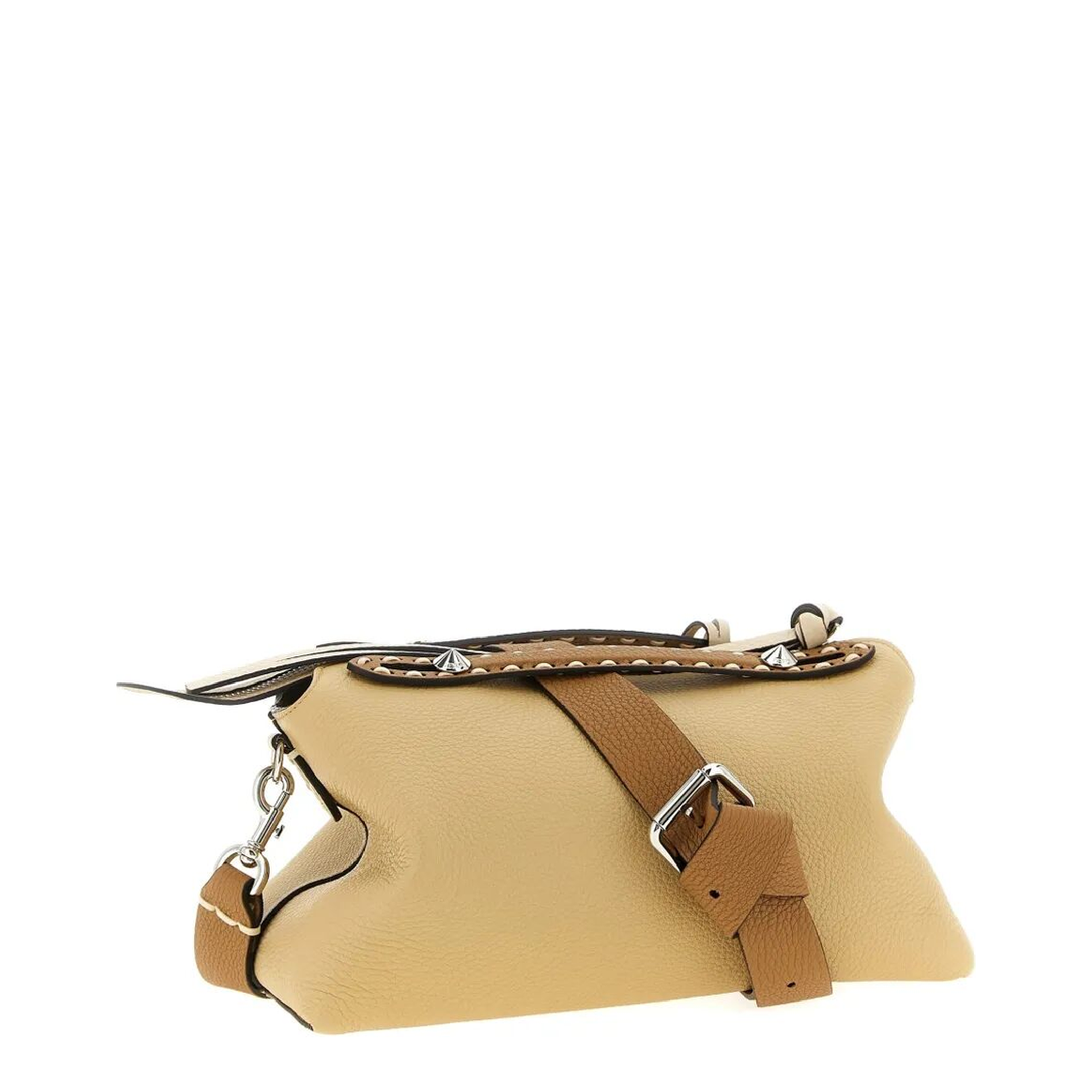 By The Way Medium Leather Crossbody Bags - Beige - Image 5