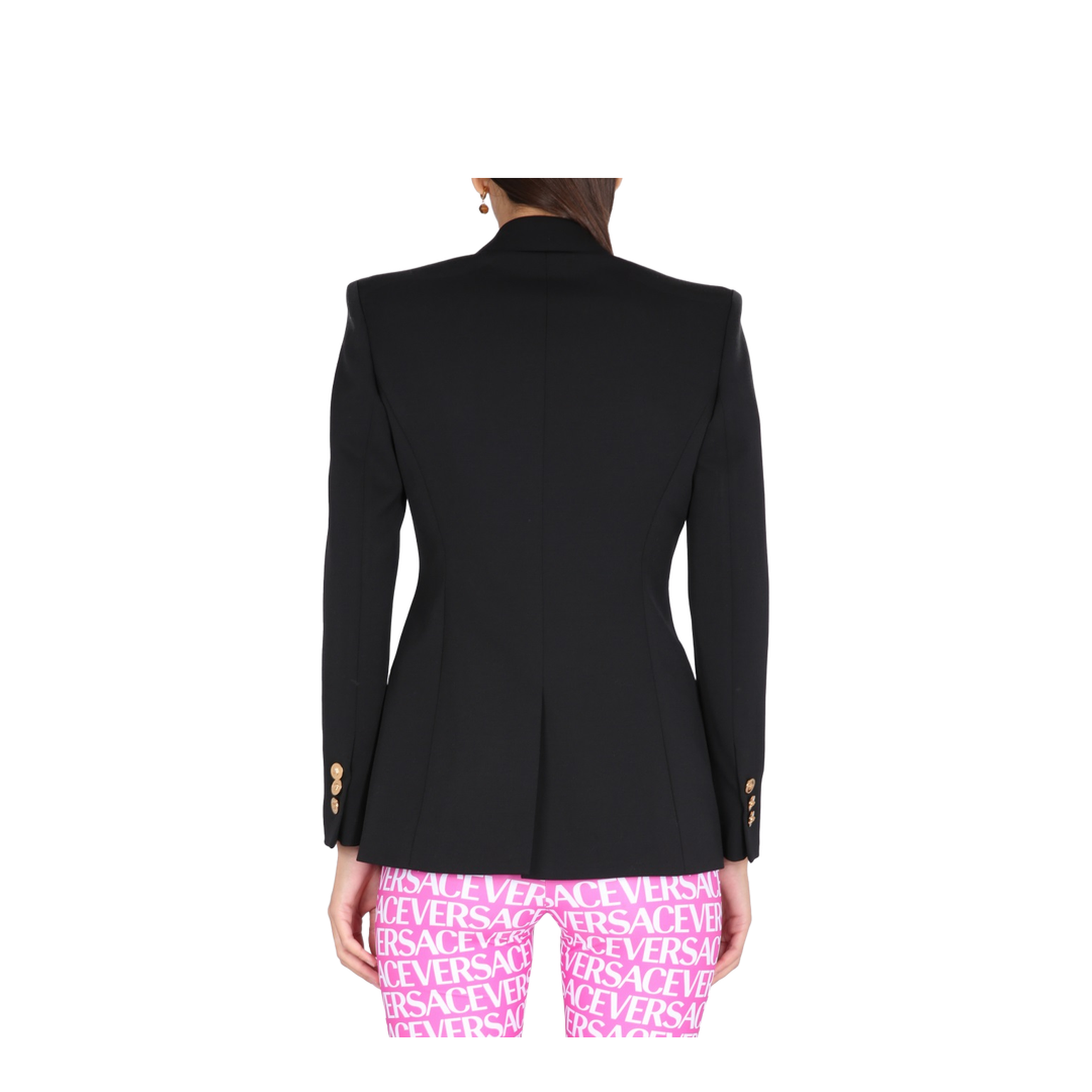 Single-Breasted Jacket Black - Image 3