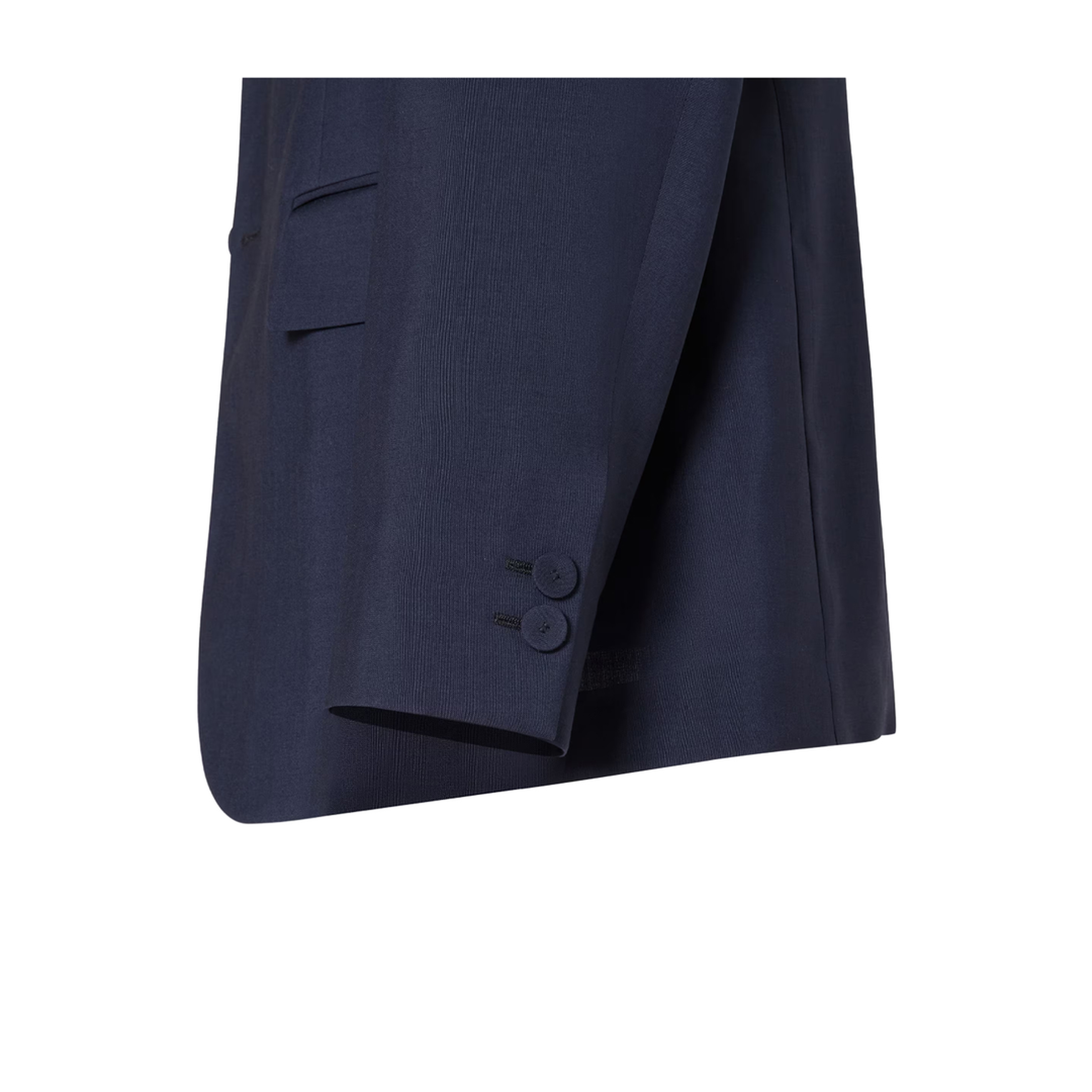 Wool Canvas Single-Breasted Blazer - Image 5