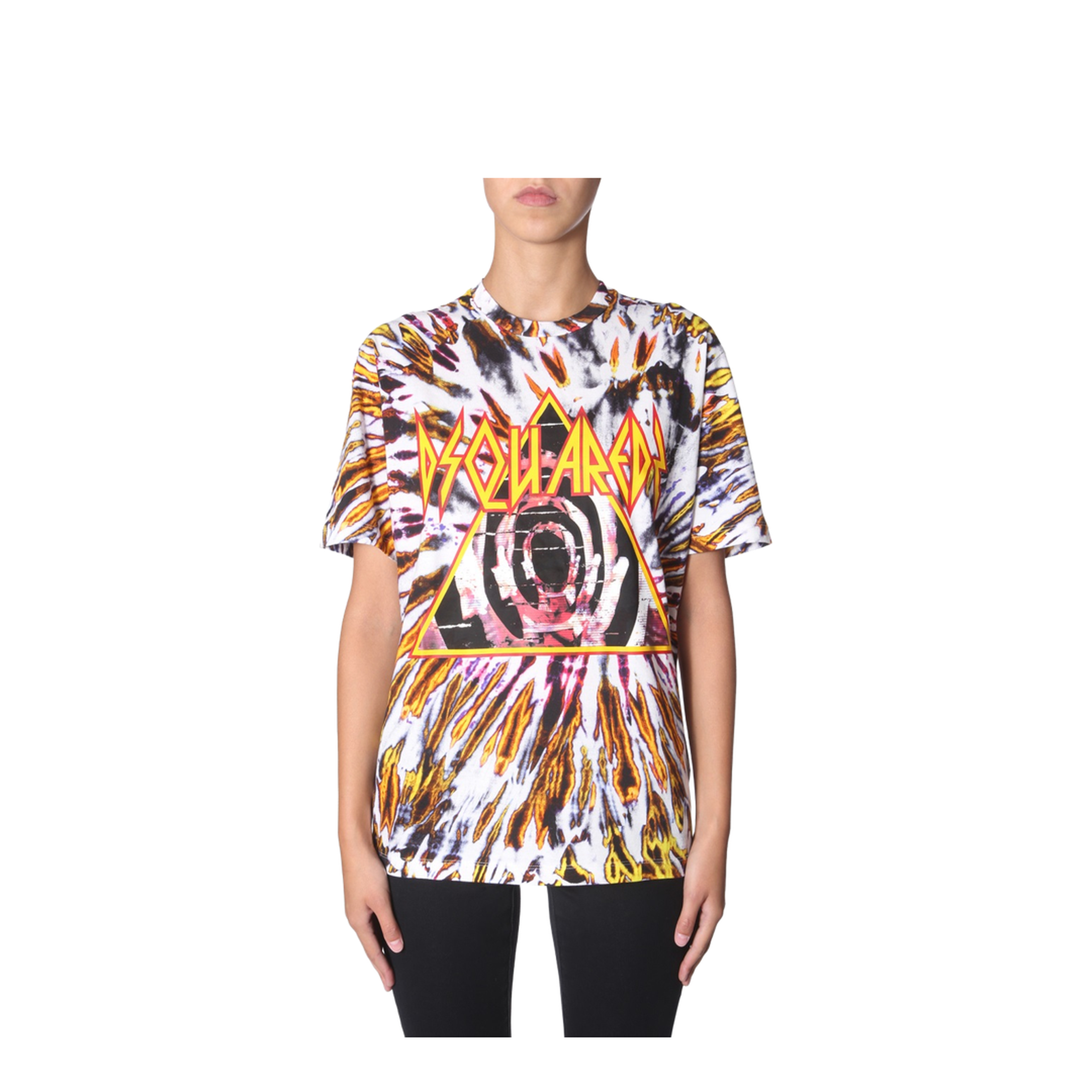 Tie and Dye Print T-Shirt - Image 1