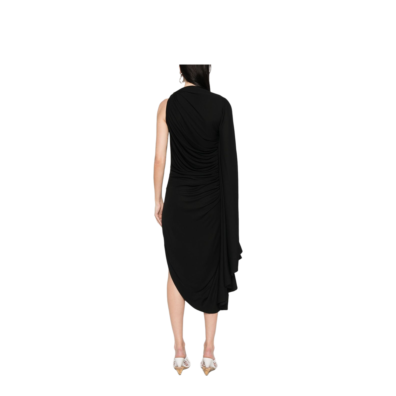 Viscose Jersey Draped Dress - Image 3