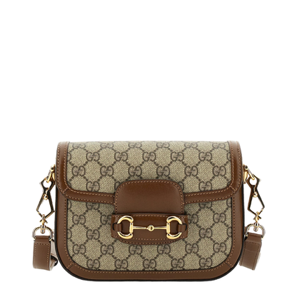 Horsebit 1955 Small Leather Shoulder Bag - Brown - Image 4