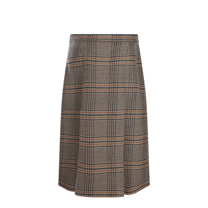 Wool and Cashmere Midi Skirt - Image 4