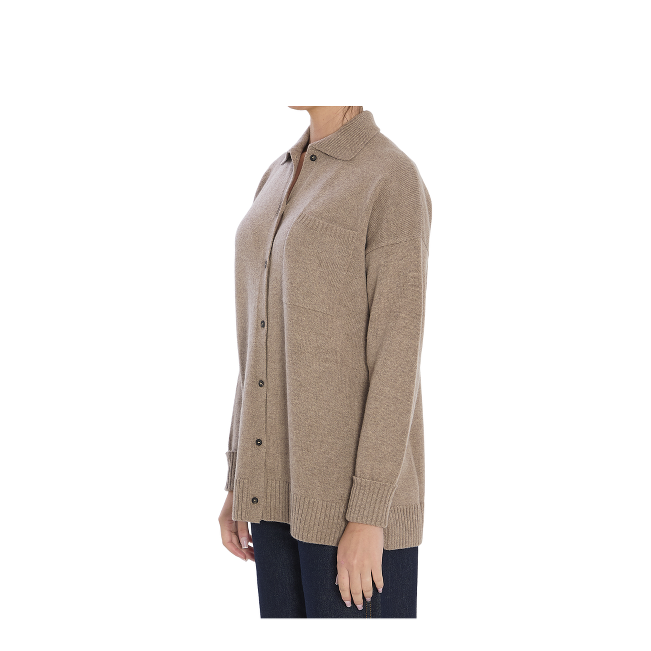 Bull Cardigan in Cashmere - Image 2