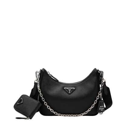 Re-Edition 2005 Black Leather Bag - Image 1