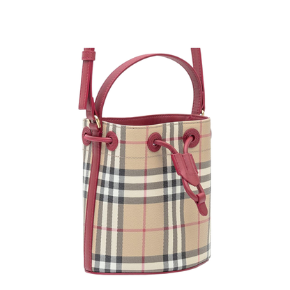 Checkered Bucket Bag - Image 4