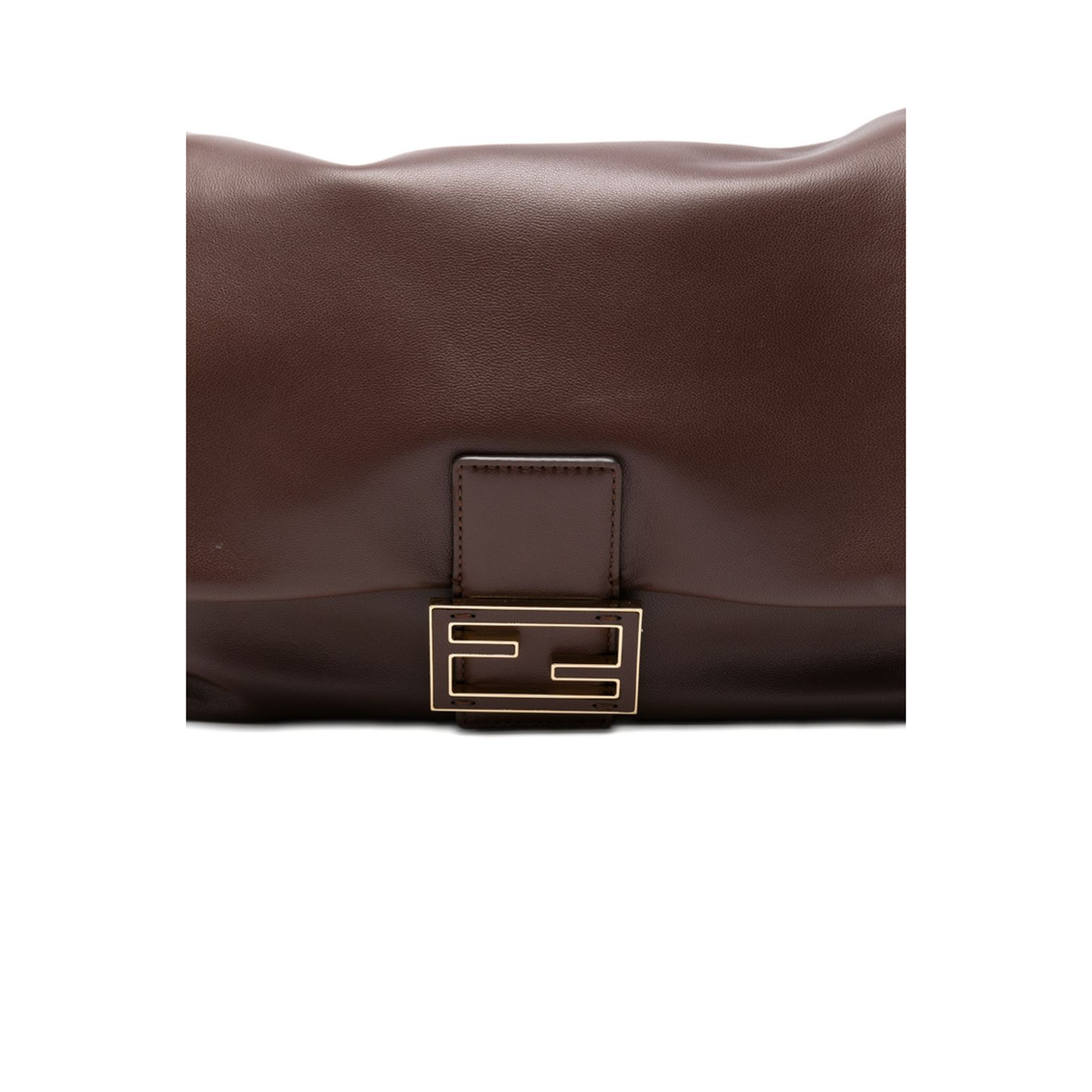 Mamma Baguette Medium Leather Shoulder Bag - Brown - Image 2