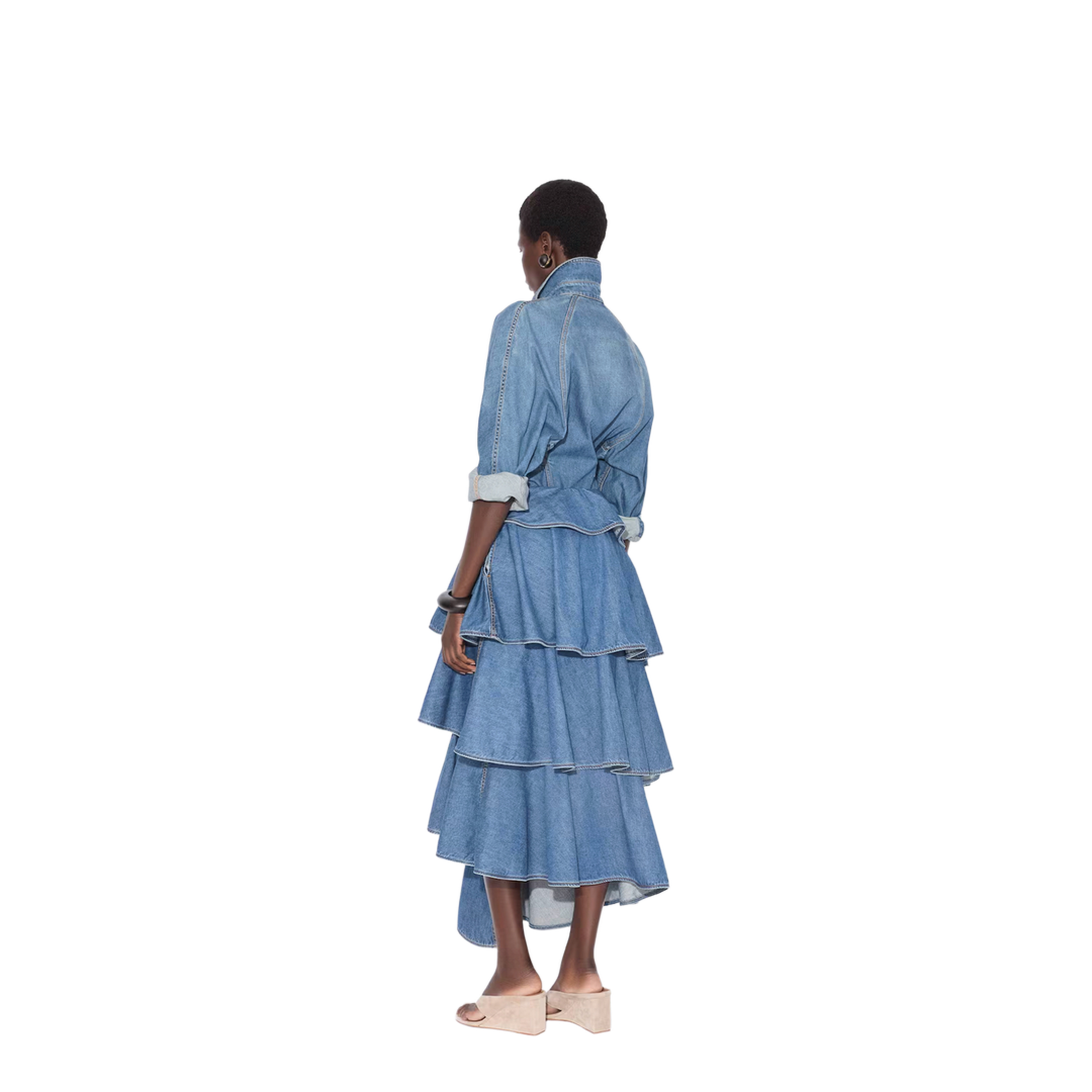 Round Denim Shirt - Image 4