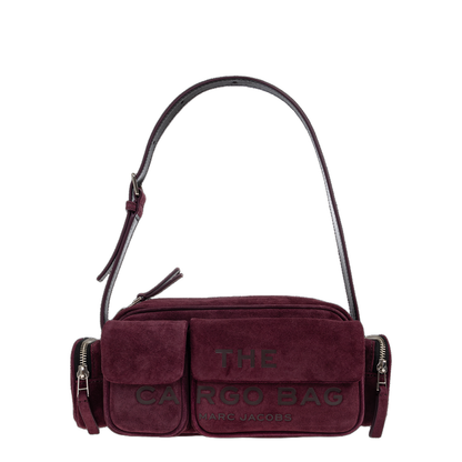 The Tote Handbag Suede Dark Plum - Image 1