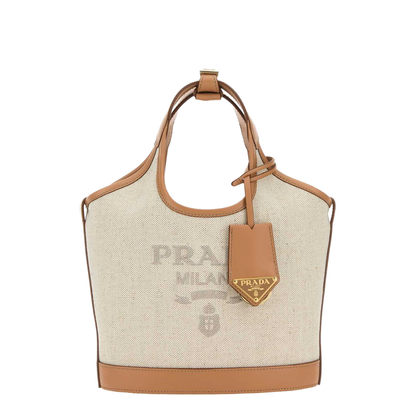 Sand Canvas Handbag - Image 1