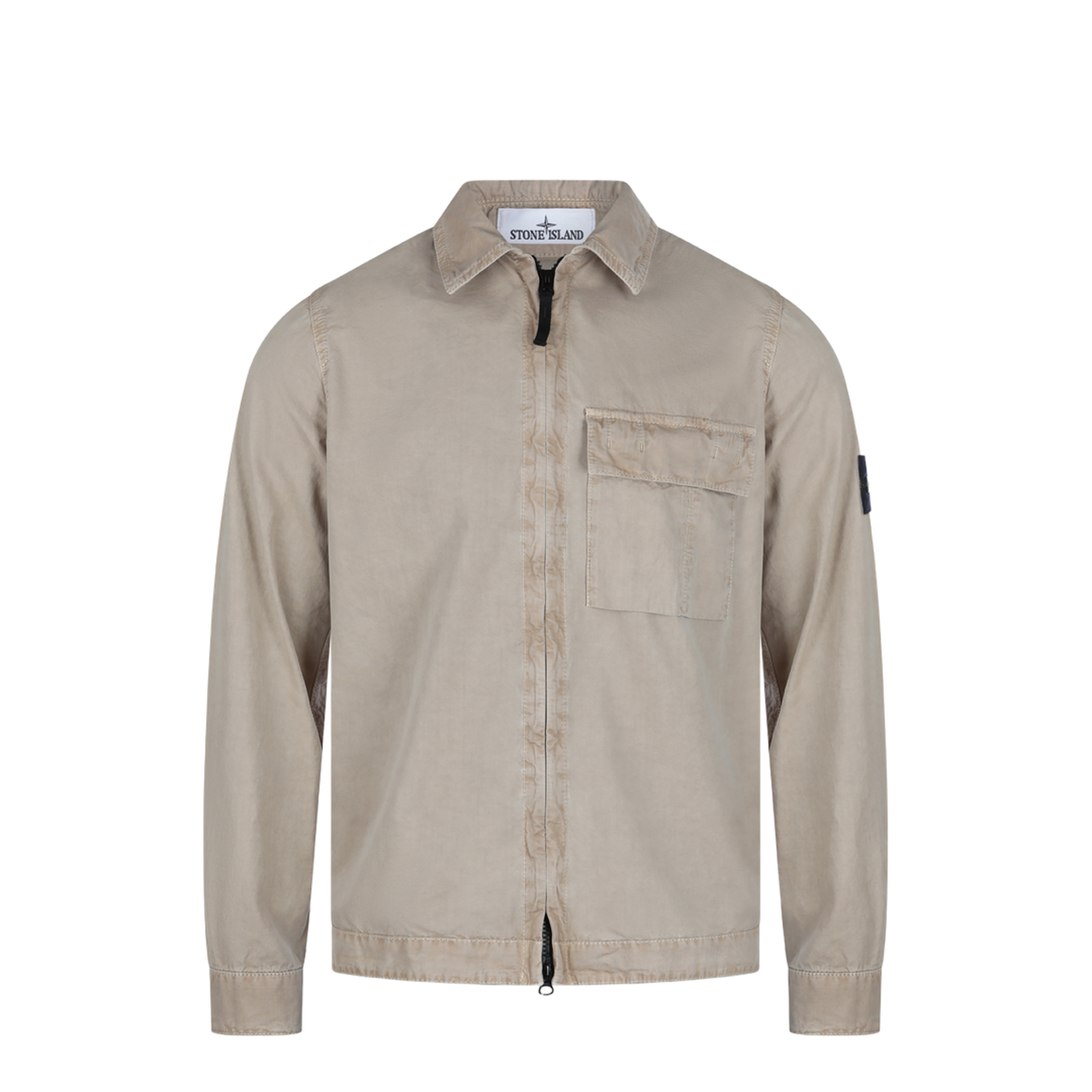 Brushed Organic Cotton Canvas Overshirt - Image 2