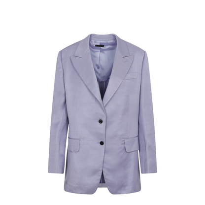 Soft Fluid Twill Boyfriend Jacket - Image 2