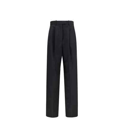 Double-Pleat Pants in Wool and Mohair - Image 1