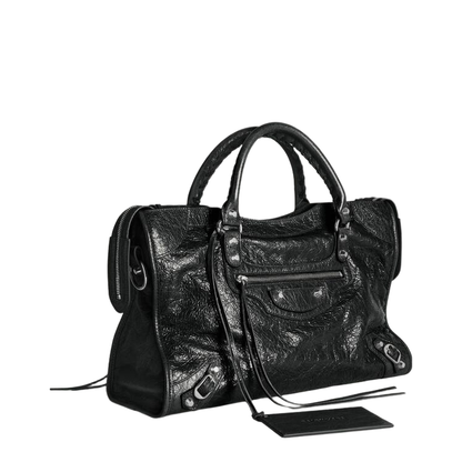 Le City Medium Arena Lambskin Bag - Black - Image 2