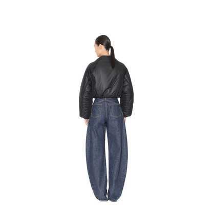 Nylon Pleated Bomber - Image 3