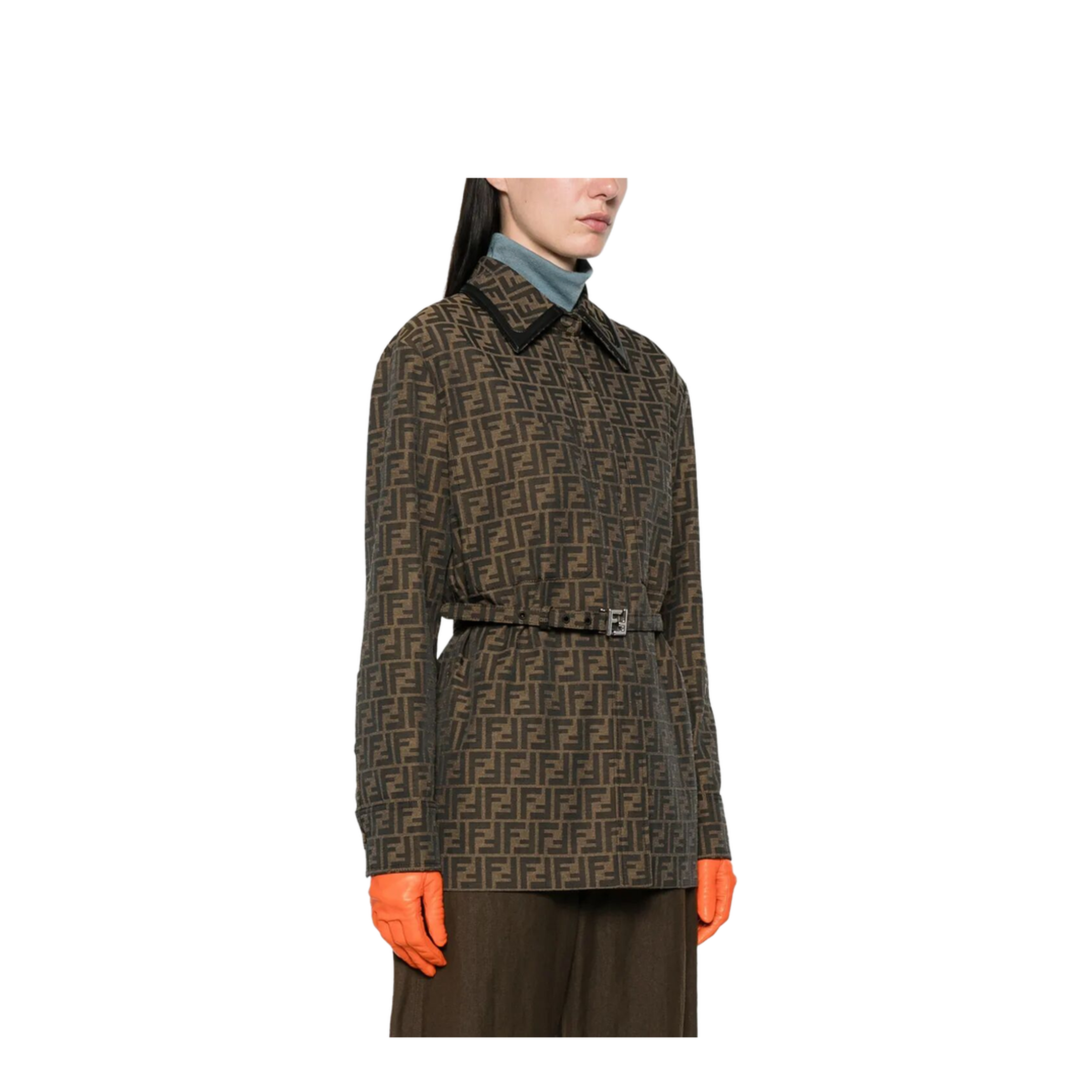 Jacquard Canvas Shirt Jacket - Image 3