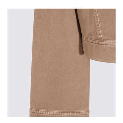 Women's Cropped Jackets Brown - Image 7