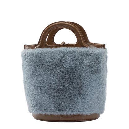 Tropicalia Small Calf Leather Handbag - Lilac Blue - Image 3