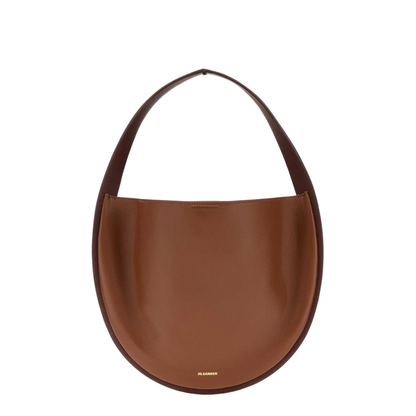 Pivot Ovine Leather Hobo Bag - Caramel - Image 1