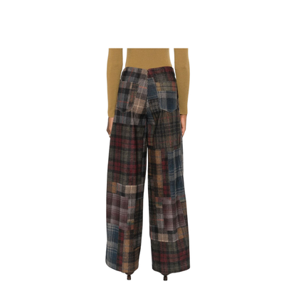 Patchwork Design Trousers - Image 4