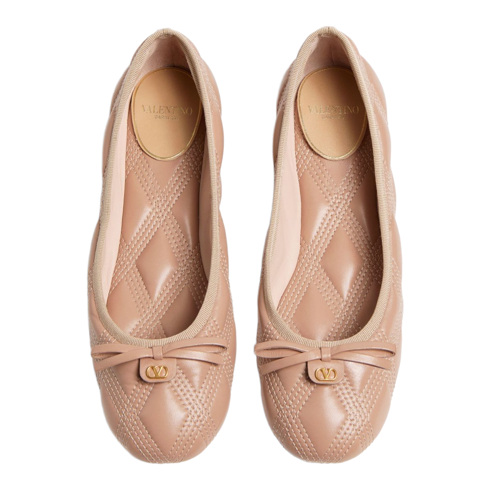 Quiltie 67 Leather Ballet Flats - Image 3