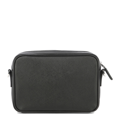 Black Leather Crossbody Bag - Image 3