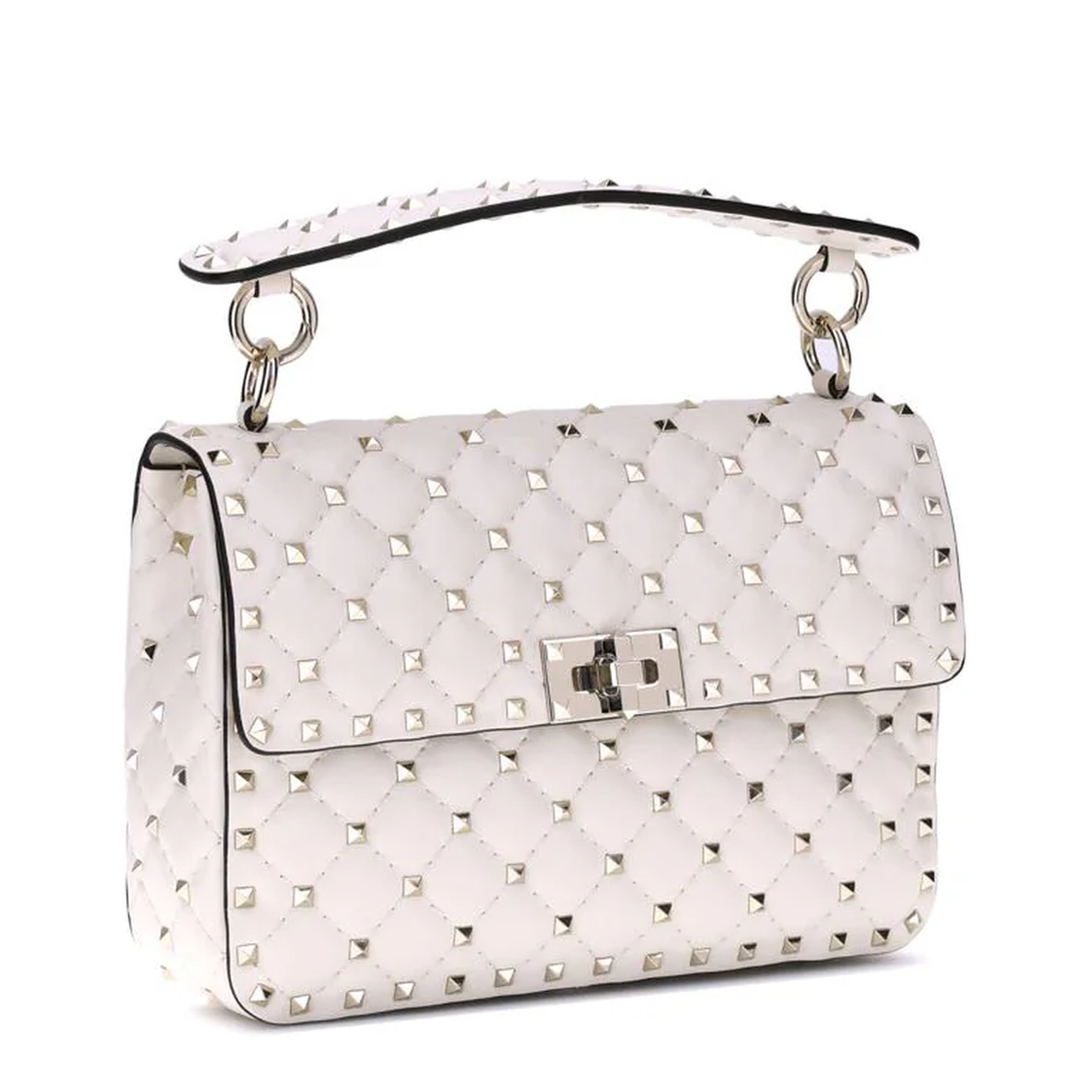 Medium Rockstud Spike Shoulder Bag - Image 2