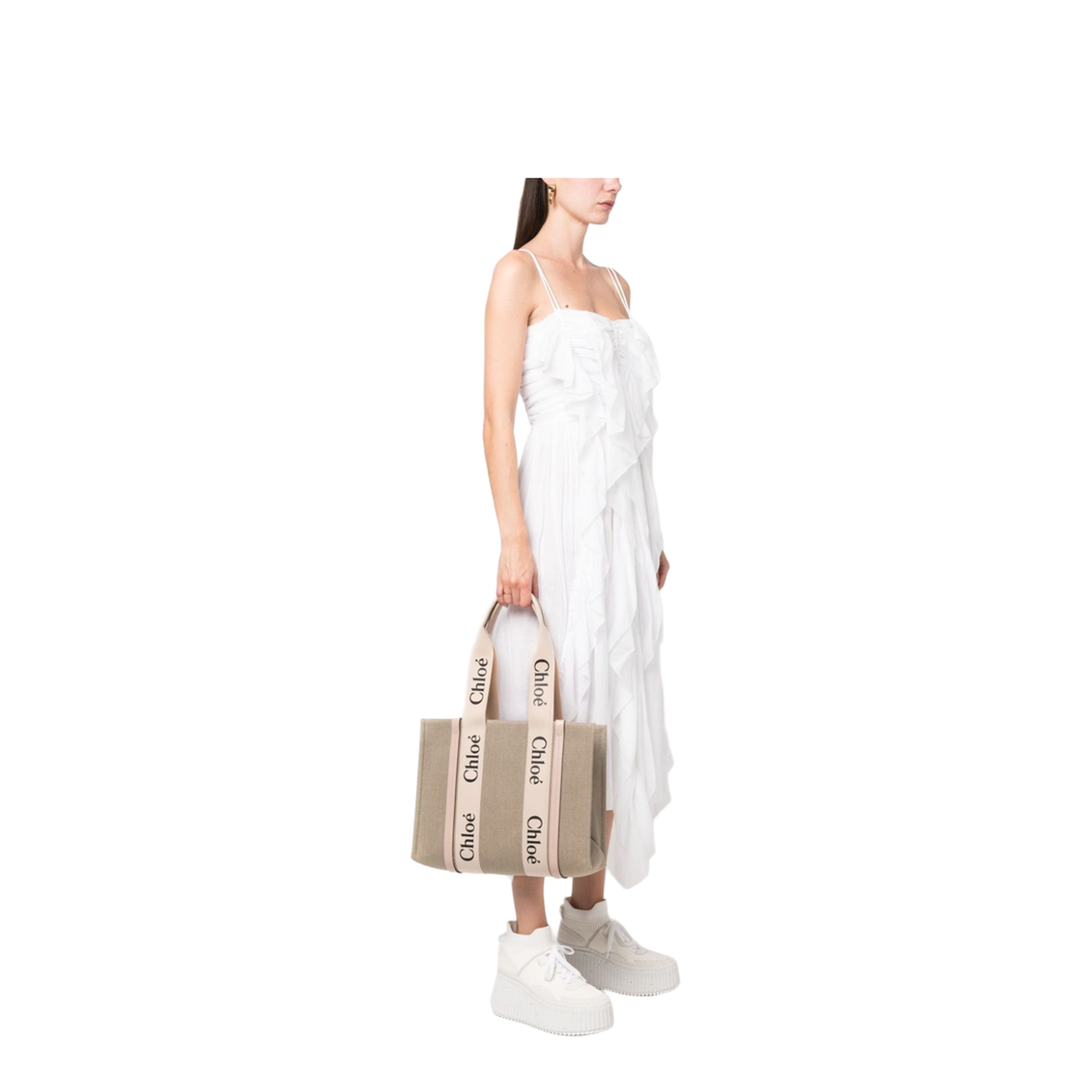Woody Tote Bag in Linen - Image 5