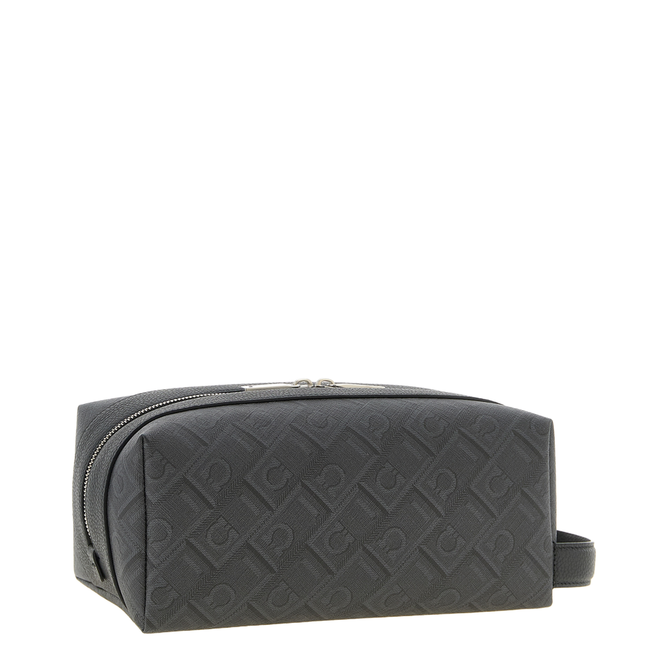 Monogram Coated Fabric Dopp Kit - Nero/Grigio - Image 2