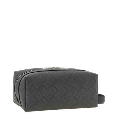 Monogram Coated Fabric Dopp Kit - Nero/Grigio - Image 2
