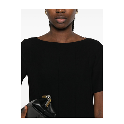 Technical Cady Dress with Pleats - Image 2