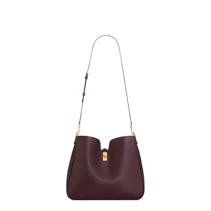 Medium Camille 16 Soft Bag in Smooth Calfskin Deep Burgundy - Image 4
