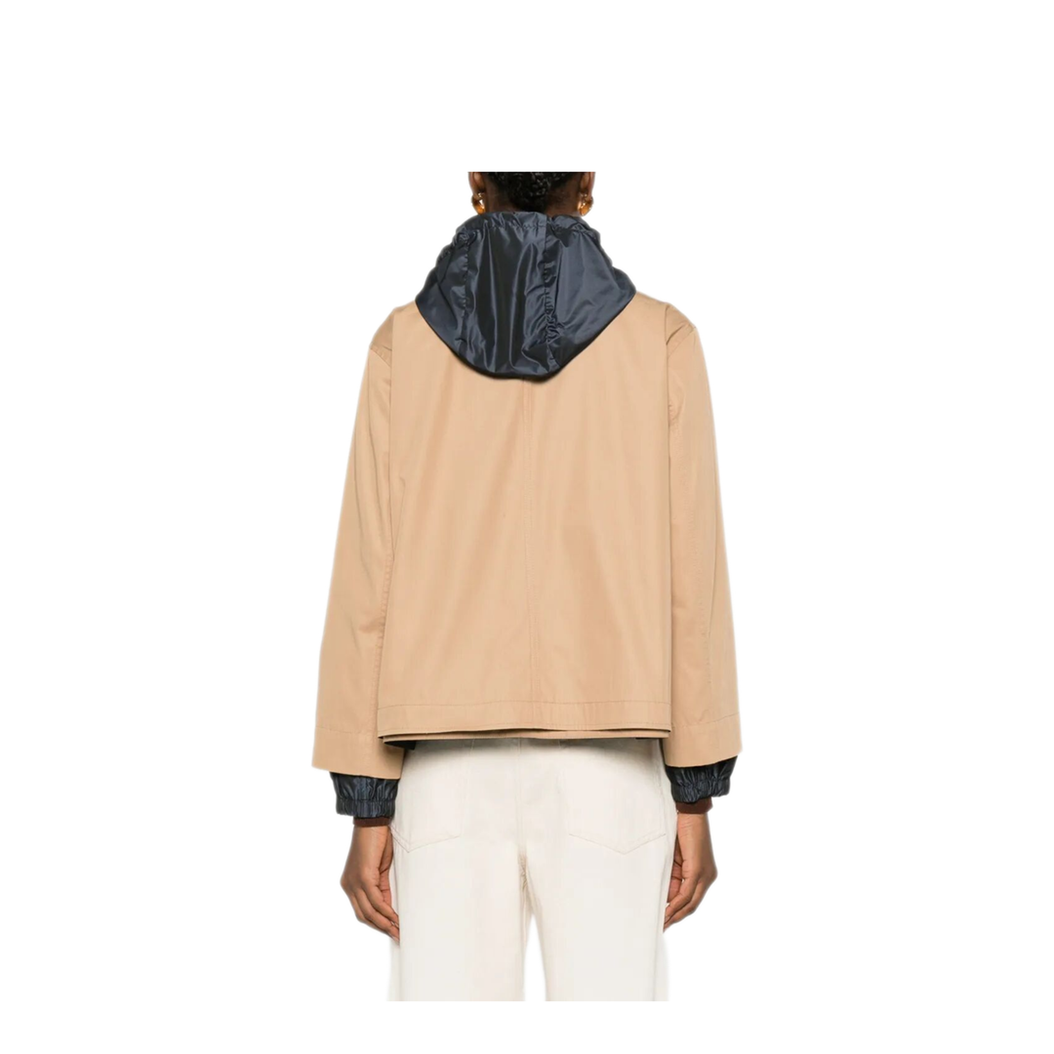 Reversible Gabardine Short Jacket - Image 3
